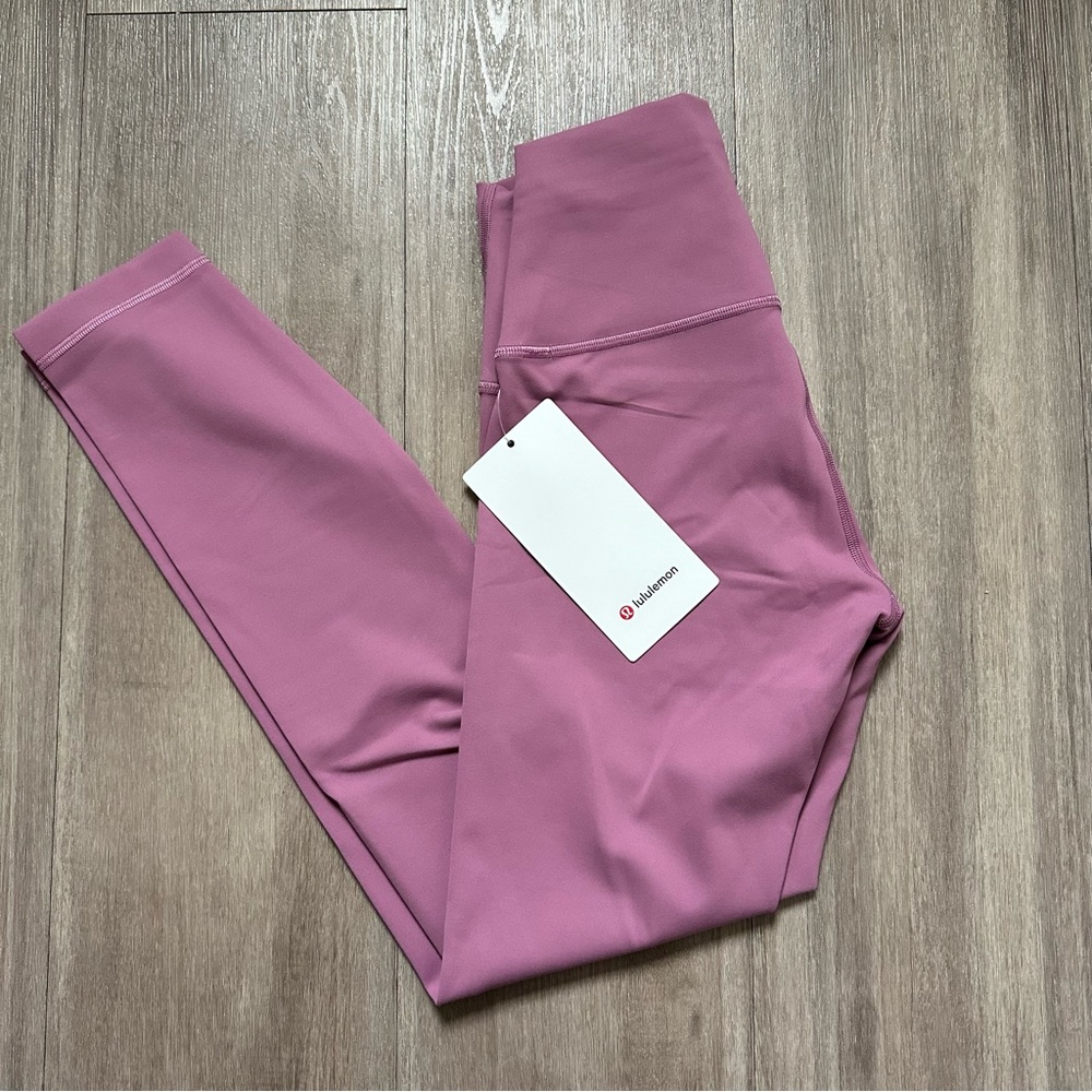 Lululemon Align HR Pant 25” Ribbed - Velvet Dust - Picture 5 of 5